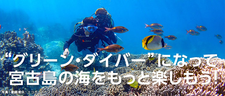 “グリーン・ダイバー”になって宮古島の海をもっと楽しもう！