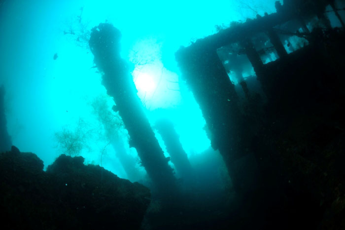 第二次世界大戦で沈んだ輸送船「てしお丸」