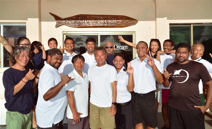 デイドリームパラオと龍馬Ⅰのスタッフ大集合1 前列中央が秋野さん