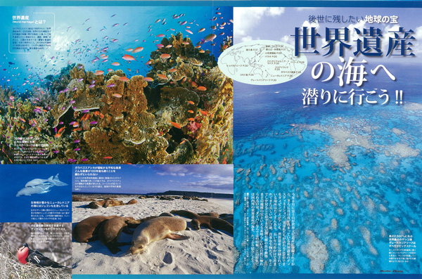 世界に広がる世界遺産の海