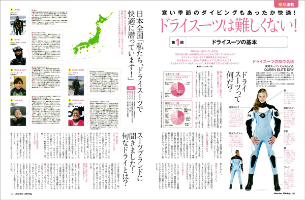 ドライスーツ快適術