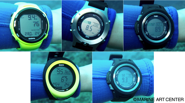 最新ダイブコンピュータをお試し!