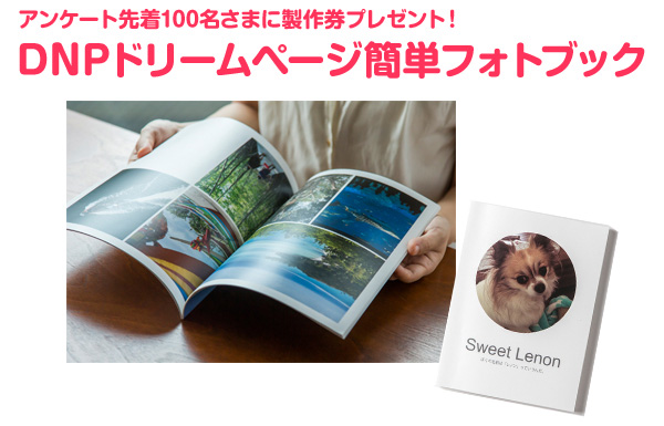 DNPドリームページ簡単フォトブック