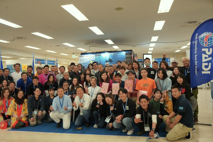 PADI加盟店が全国から多数参加!