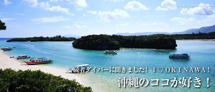 読者ダイバーに聞きました！　I ♡ OKINAWA！沖縄のココが好き！沖縄のココが好き！