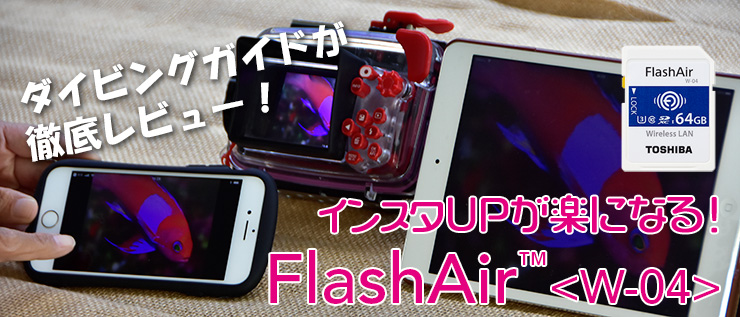 インスタUPが楽になるFlashAir™〈W-04〉