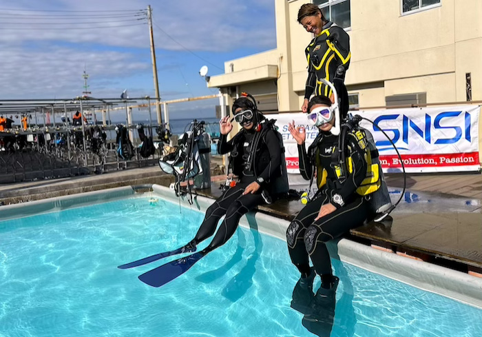SNSIなら自信を持って楽しくダイビングを続けられる Photo by SNSI
